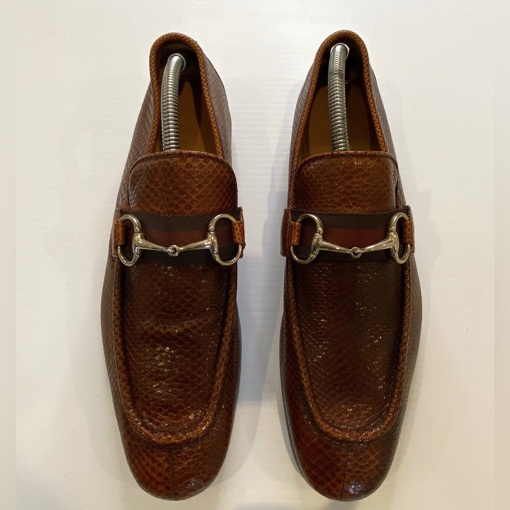 Gucci Cognac/Brown Loafers size 9.5 D model 147825